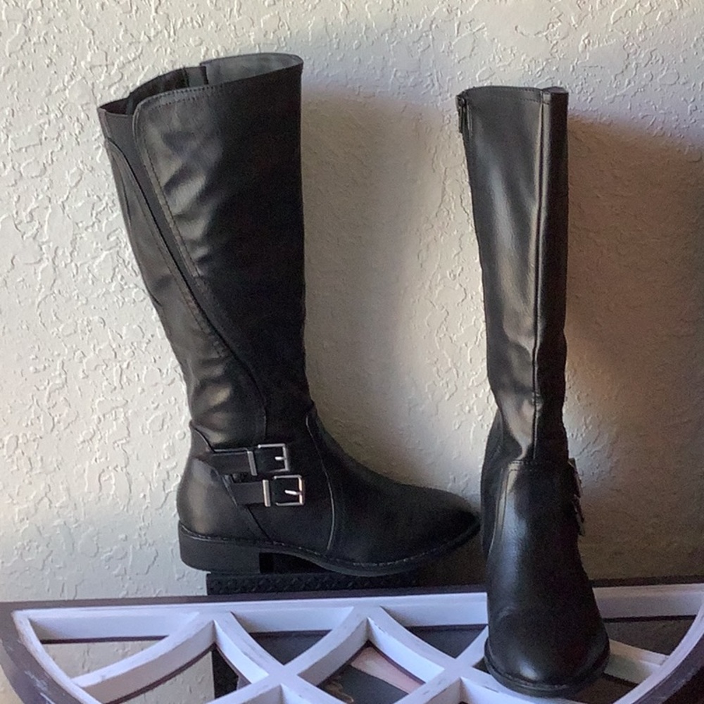 Style&Co Women’s Riding Black Boots - Picture 2 of 5
